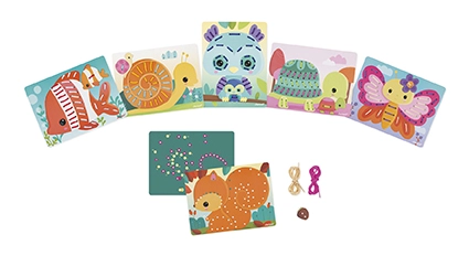 Photo produit : Jouets CARTES A LACER   ANIMAUX