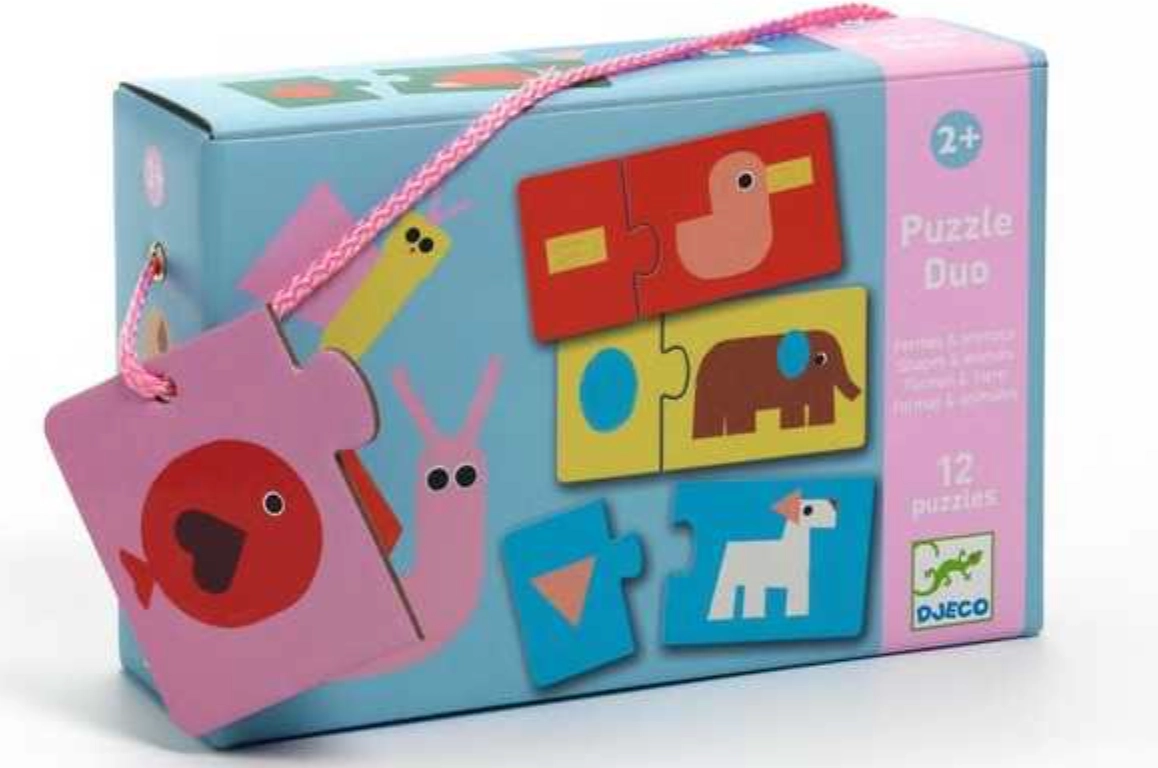 Photo produit : Jouets Puzzle duo Animaux et formes