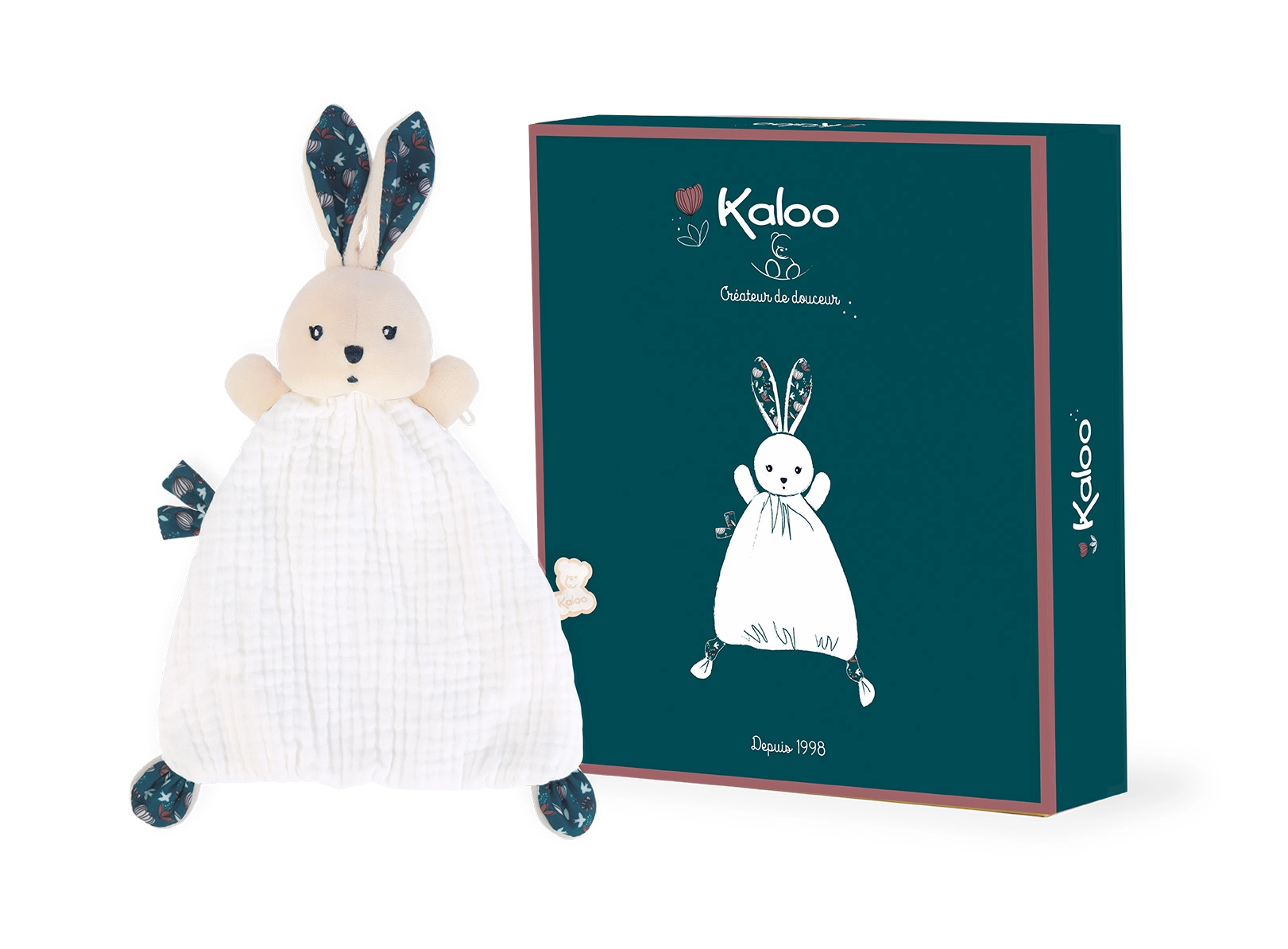 Photo produit : Peluches K'DOUX - DOUDOU LAPIN NATURE - 20CM