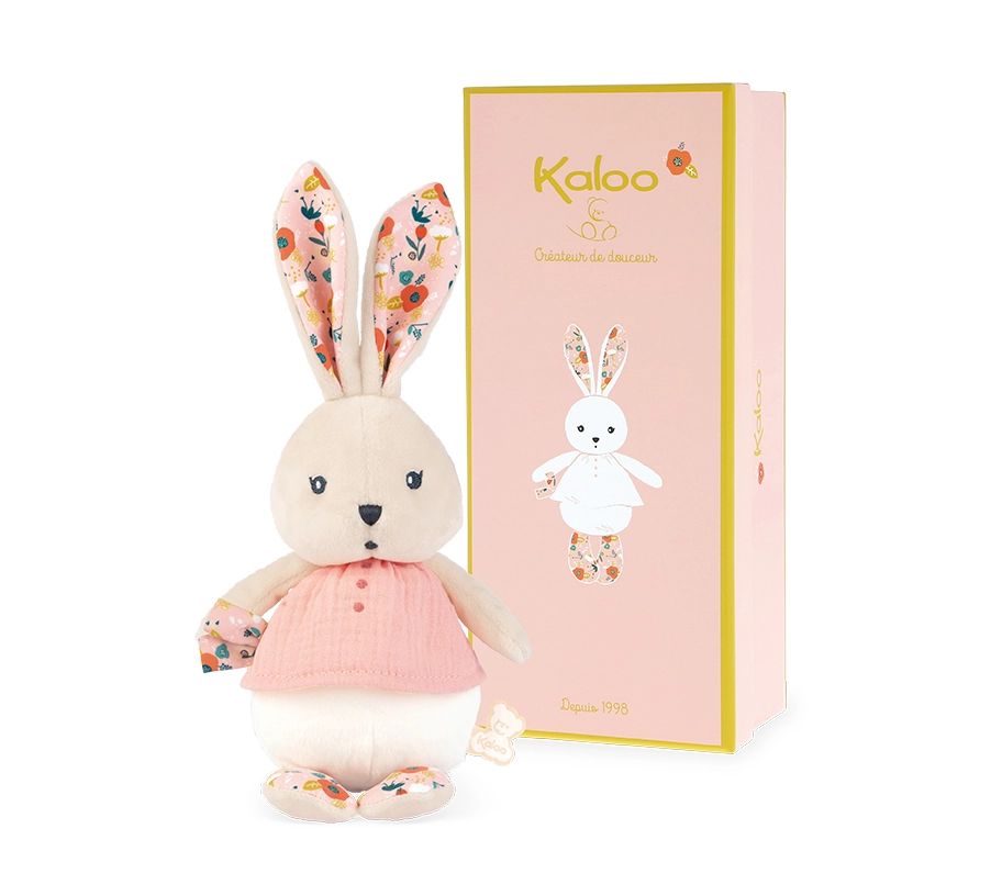 Photo produit : Peluches K DOUX   LAPIN COQUELICOT   PETIT