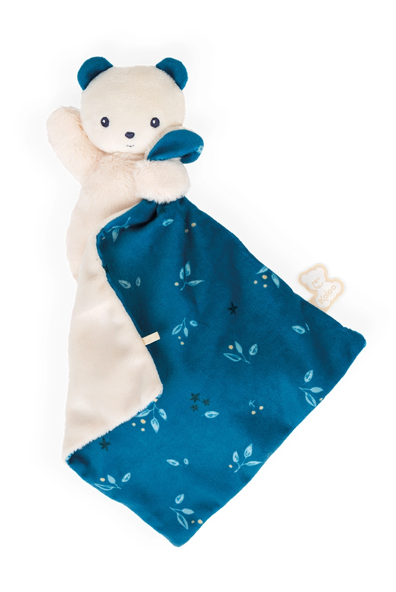 Photo produit : Peluches CARRE DOUCEUR DOUDOU OURS NOCTAMBULE - 17CM